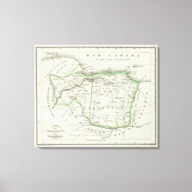 Venezuela Canvas Print (Front)