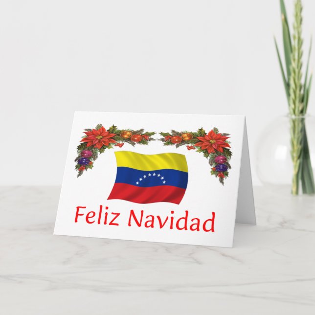 Venezuela Christmas Holiday Card (Front)