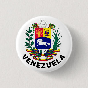 Venezuela coat of arms button
