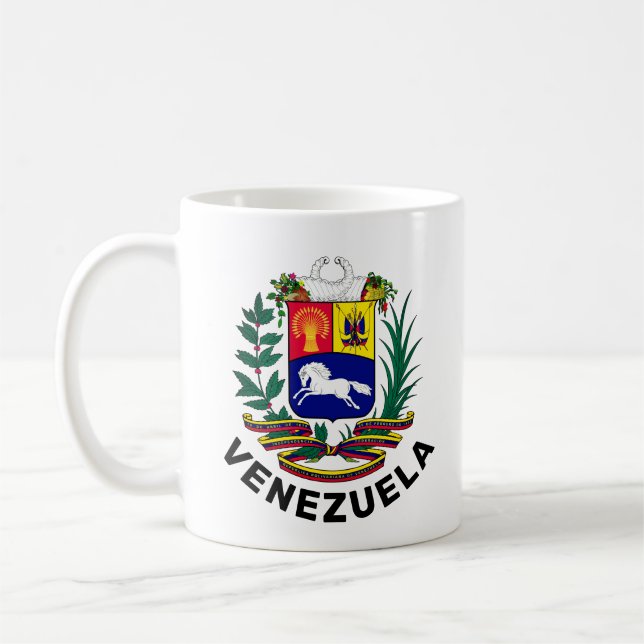 Venezuela coat of arms coffee mug (Left)