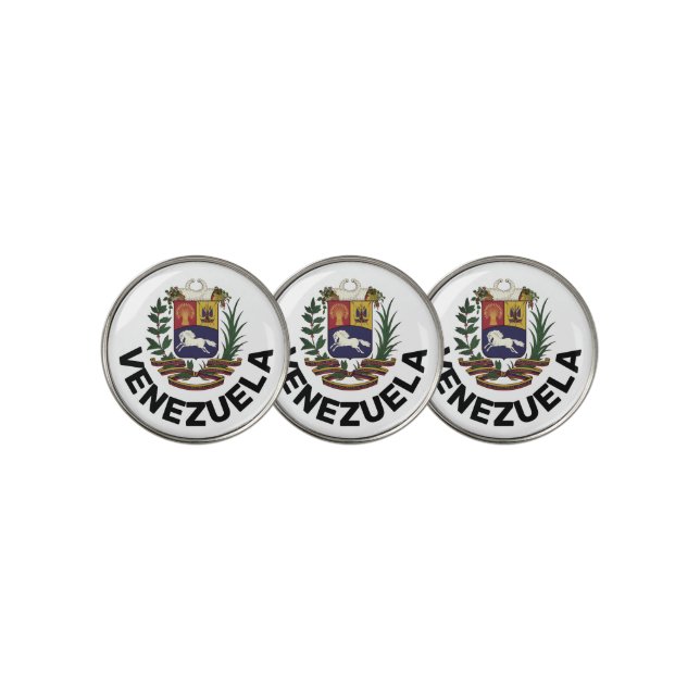 Venezuela coat of arms golf ball marker (3 Up)