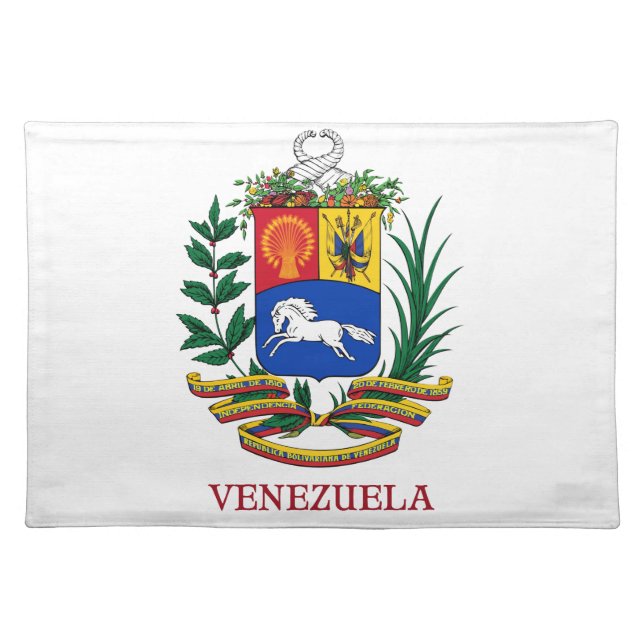 VENEZUELA - emblem/coat of arms/flag/symbol Placemat (Front)