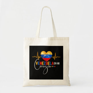 Venezuela en el Corazon Venezuelan Pride Tote Bag