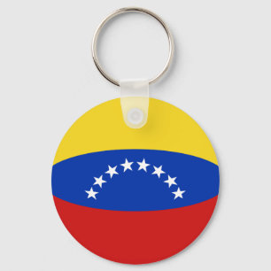 Venezuela Fisheye Flag Keychain