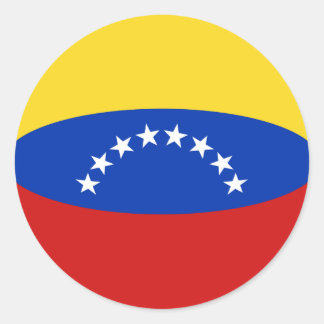 Venezuela Fisheye Flag Sticker