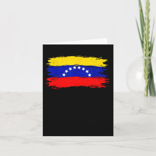 Venezuela Flag 2026 Libre Peace Card