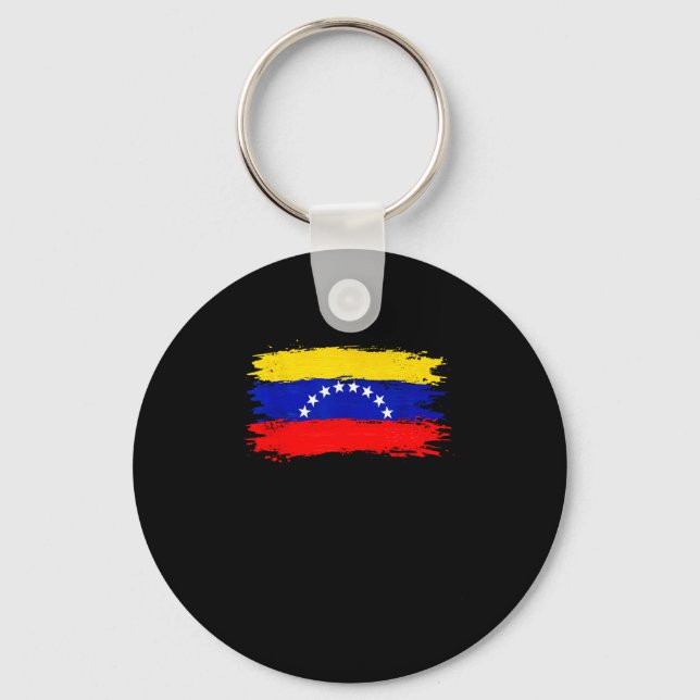 Venezuela Flag 2026 Libre Peace  Keychain (Front)