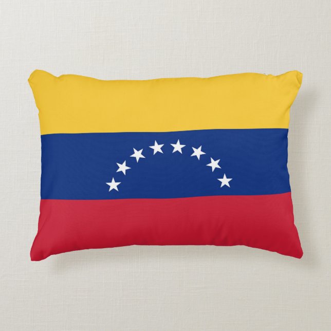 Venezuela flag accent pillow (Front)