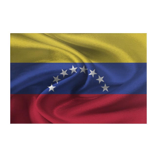 Venezuela Flag Acrylic Print (Front)