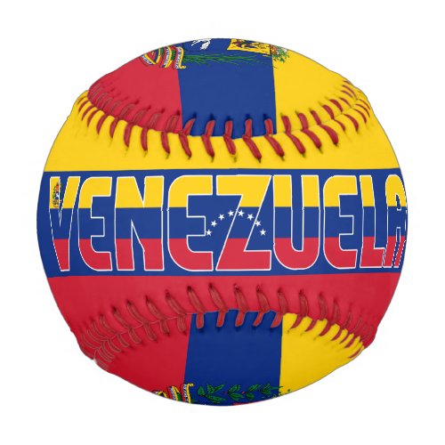 Venezuela Flag and Coat of Arms Patriotic Baseball