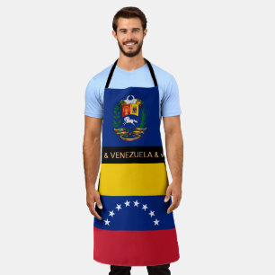 Venezuela Flag Apron, Venezuela Chefs kitchen Apron