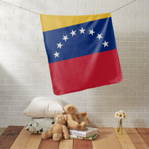 Venezuela flag baby blanket
