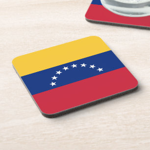 Venezuela flag beverage coaster