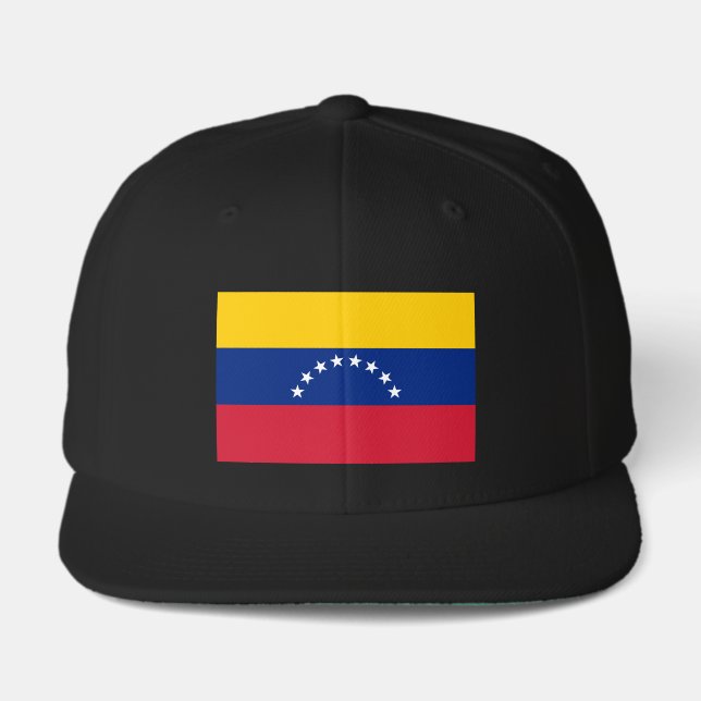 Venezuela flag black hat (Front)