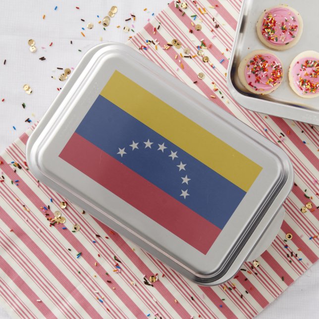 Venezuela flag cake pan (In Situ)