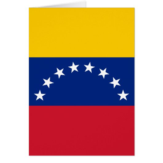 Venezuela flag cards (Front)