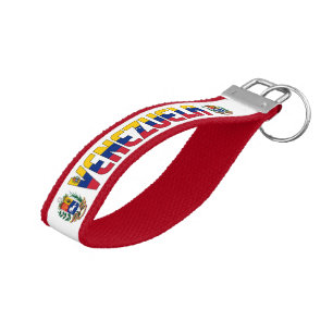 Venezuela Flag Charming Patriotic Wrist Keychain