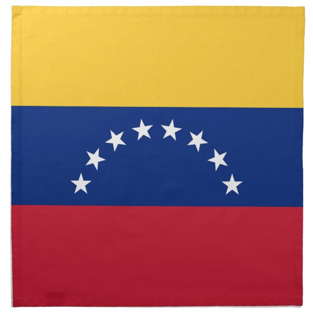 Venezuela flag cloth napkin (Front)