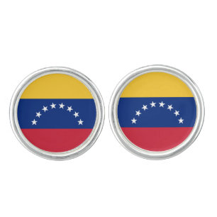 Venezuela flag cufflinks