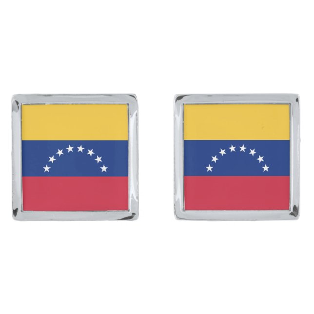 Venezuela flag cufflinks (Front)