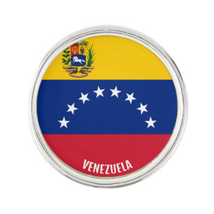 Venezuela Flag Elegant Patriotic Lapel Pin