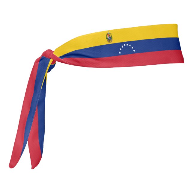 Venezuela Flag Elegant Patriotic Tie Headband (Rotate 270)