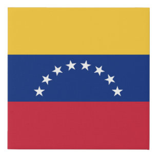 Venezuela flag faux canvas print