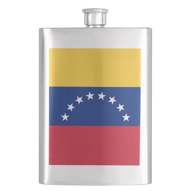 Venezuela flag flask (Front)