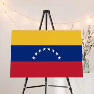 Venezuela flag foam board