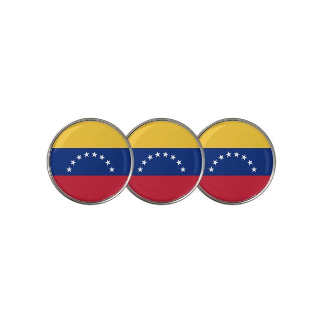 Venezuela flag golf ball marker (3 Up)