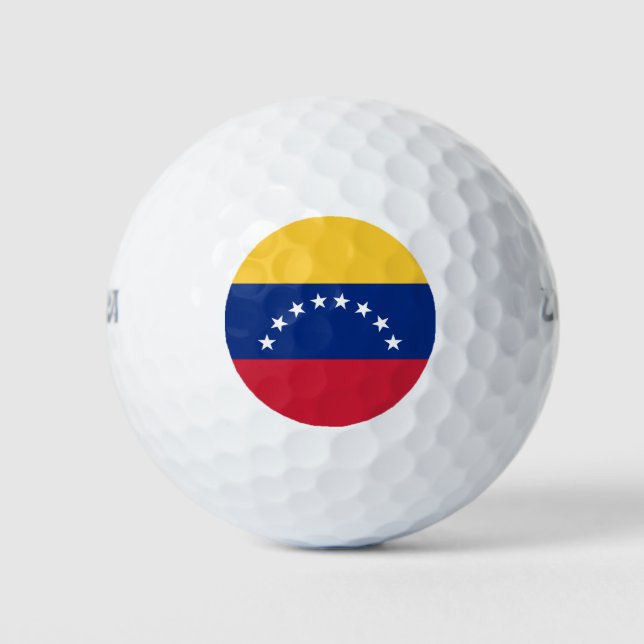Venezuela flag golf balls (Front)