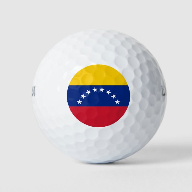 Venezuela Flag Golf Balls (Front)