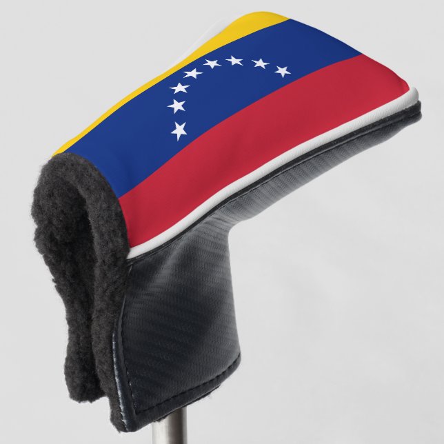 Venezuela Flag Golf Head Cover (3/4 Front)