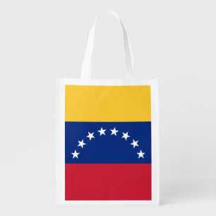 Venezuela flag grocery bag