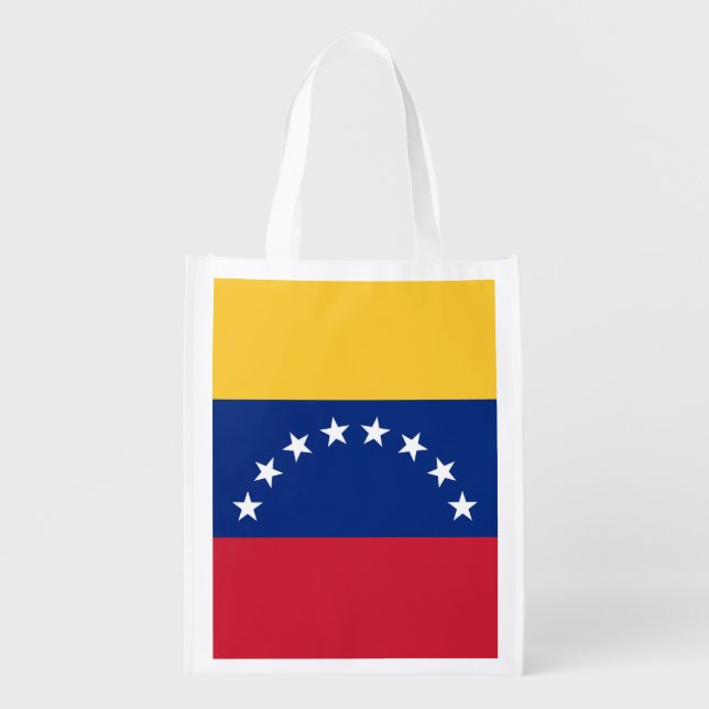 Venezuela flag grocery bag (Front)