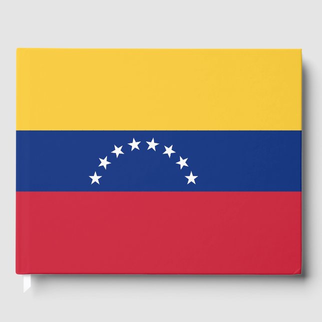 Venezuela flag guest book (Front)