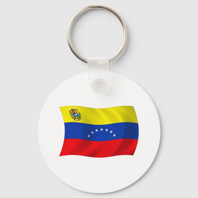 Venezuela Flag Keychain (Front)
