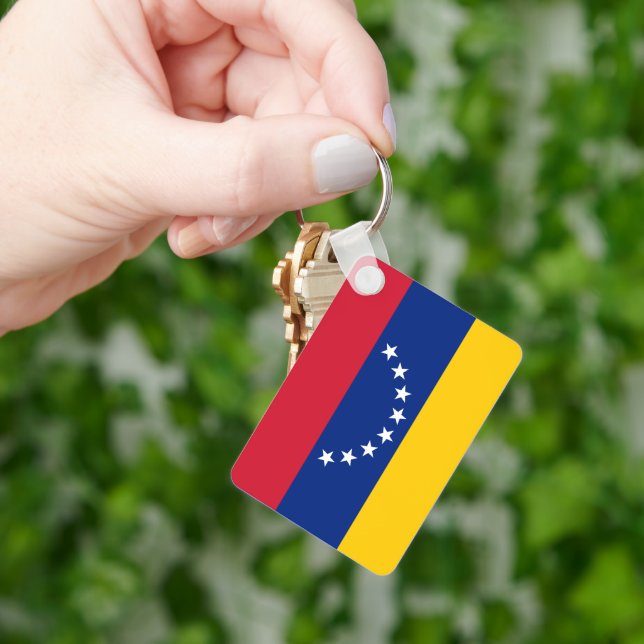 Venezuela flag keychain gift (Hand)