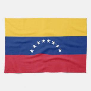 Venezuela flag kitchen towel