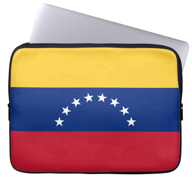 Venezuela flag laptop sleeve (Front)