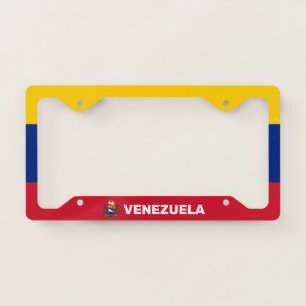 Venezuela Flag License Plate Frame