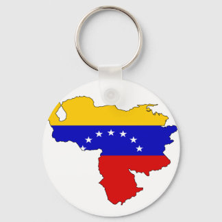 Venezuela flag map keychain