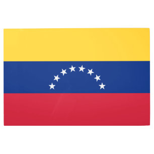 Venezuela flag metal print