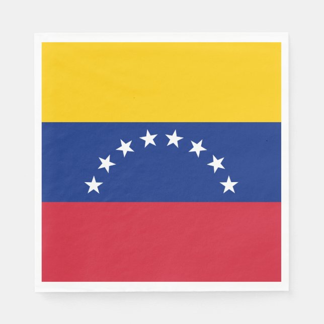 Venezuela flag napkins (Front)