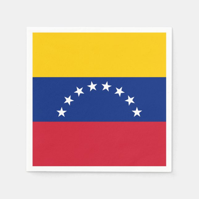 Venezuela flag napkins (Front)