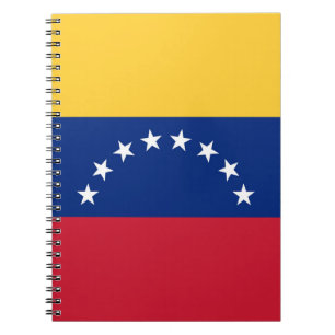 Venezuela flag notebook