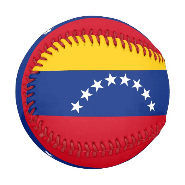 Venezuela flag patriotic Venezuelans Baseball (Front Left)