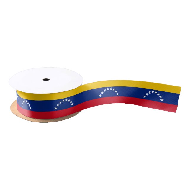 Venezuela flag patriotic Venezuelans Satin Ribbon (Spool)