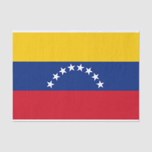 Venezuela flag patriotic Venezuelans Tissue Paper