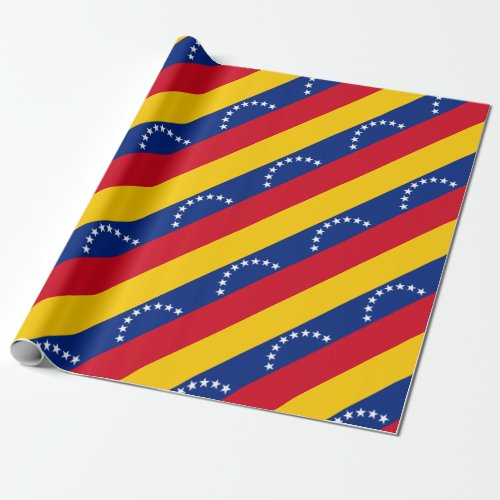 Venezuela flag patriotic Venezuelans Wrapping Paper